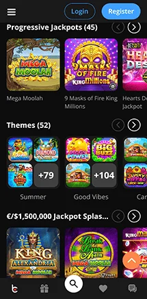 bcasino login slot machines